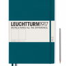 Записная книжка Leuchtturm «Master Slim» A4+ нелинованная тихоокеанский зеленый 123 стр.