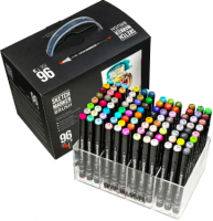 Набор 96 маркеров Sketchmarker Brush Pro "Базовый 3" на подставке