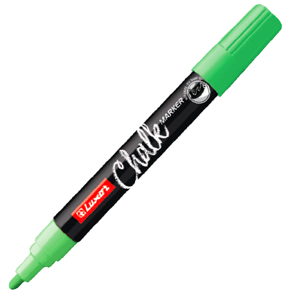 Маркер меловой Liquid Chalk Marker для любых поверхностей зеленый 1 мм