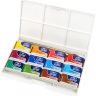 Акварель Cotman Winsor&Newton Painting Box в наборе 12 цветов в больших кюветах с кистью купить в магазине Скетчинг Про