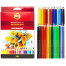 Карандаши акварельные Koh-I-Noor Mondeluz набор 36 цветов в картонной упаковке купить в художественном магазине Скетчинг Про