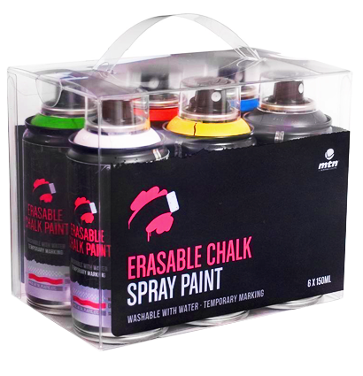 Набор меловых красок MTN PRO Chalk 6 штук аэрозоль 150 мл для декора