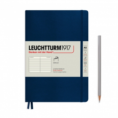 Записная книжка Leuchtturm «Composition» В5 в точку темно-синий 123 стр.