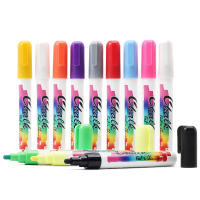 Меловые маркеры Fat&Skinny набор 12 штук перо 5 мм - 2 мм