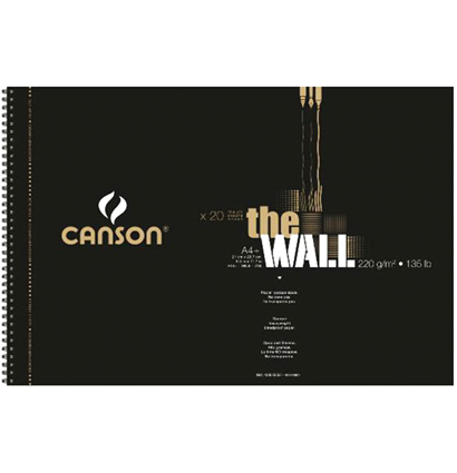 Canson The Wall альбом с двусторонней бумагой для маркеров А4 / 30 листов / 220 гм