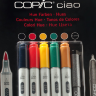 Набор маркеров Copic Ciao Hue Colors 5+1 с кистью для рисования (цветные маркеры + линер) Копик Чао купить в художественном магазине Скетчинг Про с доставкой по РФ и СНГ