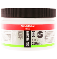 Гелевый медиум для акрила Amsterdam Gel Medium Matt 080 матовый в банке 250 мл