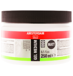 Гелевый медиум для акрила Amsterdam Gel Medium Matt 080 матовый в банке 250 мл