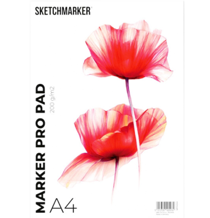 Альбом для маркеров Sketchmarker Illustration Pro А4 / 30 листов / 200 гм