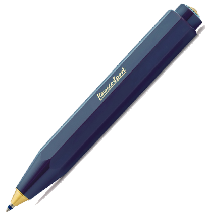 Ручка шариковая Kaweco CLASSIC Sport 1 мм Navy пластик морской синий