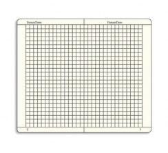 Записная книжка Leuchtturm «Master Slim» A4+ в клетку нордический синий 123 стр.