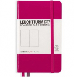 Записная книжка Leuchtturm «Pocket» A6 нелинованная фуксия 123 стр.