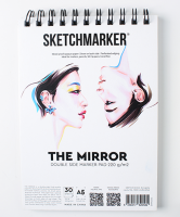 Скетчбук SKETCHMARKER THE MIRROR A5 / 30 листов / 220 гм