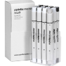Купить набор маркеров для скетчинга StyleFile Brush 12 Neutral Grey (нейтральные серые) для скетчей в магазине маркеров и товаров для скетчинга ПРОСКЕТЧИНГ