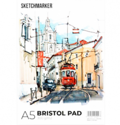 Альбом для графики Sketchmarker Bristol А5 / 20 листов / 300 гм