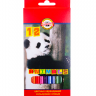 Карандаши цветные Koh-I-Noor Животные набор 12 цветов купить в художественном магазине Скетчинг Про