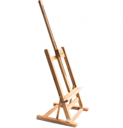 Мольберт Малевичъ МЛ-57 из бука с полочкой для кистей настольный