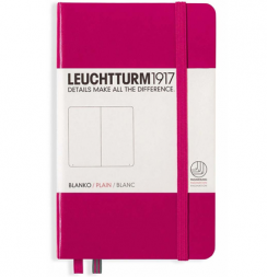 Записная книжка Leuchtturm «Pocket» A6 нелинованная фуксия 187 стр.