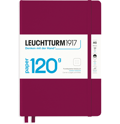 Блокнот Leuchtturm «Notebook Edition» А5 в точку винный 203 стр.
