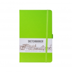 Скетчбук Sketchmarker зеленый луг с твердой обложкой А5 / 80 листов / 140 гм
