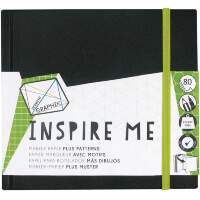 Скетчбук для спиртовых маркеров Derwent Inspire Me 14x14см / 80 листов / 120 гм