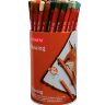 Набор цветных карандашей природных оттенков Derwent Drawing 72 штуки в тубусе купить в магазине товаров для рисования Скетчинг Про с доставкой по РФ и СНГ