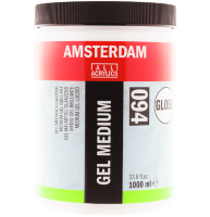 Гелевый медиум для акрила Amsterdam Gel Medium Gloss 094 глянцевый в банке 1000 мл