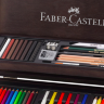 Набор художественных карандашей и пастели Faber-Castell Art & Graphic Compendium 54 шт в кейсе купить в художественном магазине Скетчинг ПРО с доставкой по РФ и СНГ