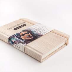 Скетчбук Graf Art Малевичъ для сухих техник Light Wood А6 / 48 листов / 150 гм