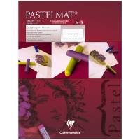 Бархатная бумага для пастели Pastelmat ClaireFontaine белая склейка А3 / 12 листов / 360 гм