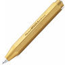 Ручка шариковая Kaweco Brass Sport 1 мм латунь в футляре золотая
