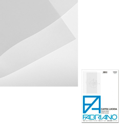 Калька Fabriano Lucido Tracing Paper прозрачная белая художественная А4 / 10 листов / 72 гм