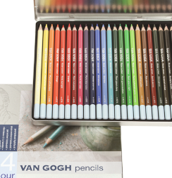 Набор акварельных карандашей Van Gogh Water Color Pencils Royal Talens 24 цвета