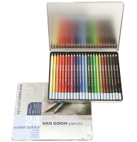 Набор акварельных карандашей Van Gogh Water Color Pencils Royal Talens 24 цвета