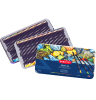 Цветные карандаши Derwent Studio набор 72 цвета в кейсе