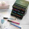 Набор маркеров Pitt Artist Pen Brush Faber Castell 60 цветов в кейсе купить в художественном магазине Скетчинг ПРО с доставкой по РФ и СНГ