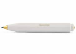 Ручка шариковая Kaweco Classic Sport White 1 мм пластик золотисто-белая