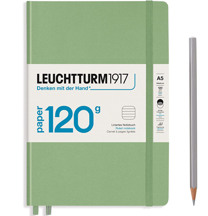 Блокнот Leuchtturm «Notebook Edition» А5 в линейку пастельный зеленый 203 стр.