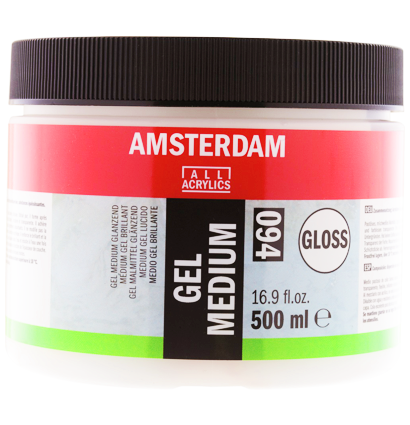 Гелевый медиум для акрила Amsterdam Gel Medium Gloss 094 глянцевый в банке 500 мл
