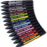 Скетчбокс Winsor&Newton Promarker 13 цветов + альбом для маркеров Marker Pad А4 купить в магазине Скетчинг Про с доставкой
