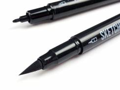 Брашпен для леттеринга Sketchmarker Lettering Pen черный два пера