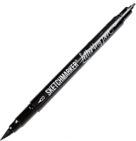 Брашпен для леттеринга Sketchmarker Lettering Pen черный два пера