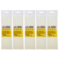 Клеевые стержни прозрачные ArtSpace 25 штук, толщина 11 мм, длина 200