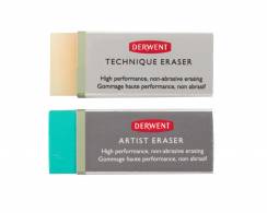 Набор специальных ластиков для художников Derwent Artist Erasers 2 штуки