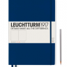 Записная книжка Leuchtturm «Master Slim» A4+ нелинованная темно-синяя 123 стр.