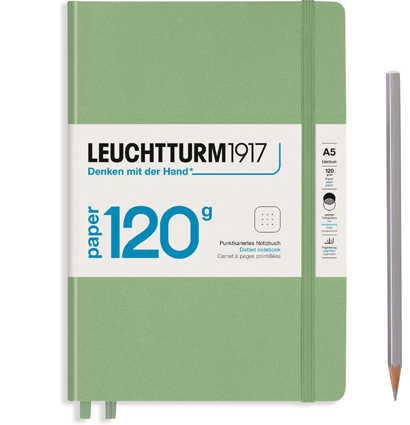 Блокнот Leuchtturm «Notebook Edition» А5 в точку пастельный зеленый 203 стр.