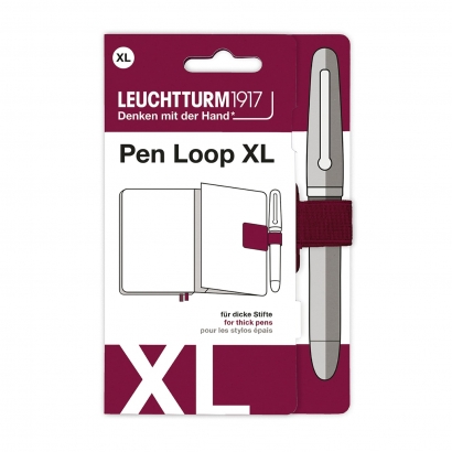 Петля самоклеящаяся Pen Loop XL (2см)для ручек на блокноты Leuchtturm1917 цвет Красный портвейн