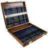 Набор цветных карандашей Derwent Studio 48 цветов на восковой основе в кейсе купить в фирменном художественном магазине Скетчинг ПРО с доставкой по РФ и СНГ
