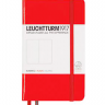 Записная книжка Leuchtturm «Pocket» A6 нелинованная красная 187 стр.