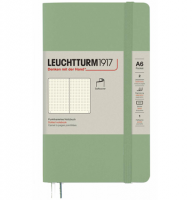 Записная книжка Leuchtturm «Pocket» A6 в точку пастельный зеленый 123 стр.
